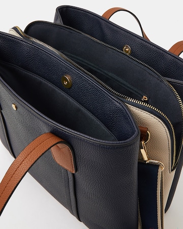 Accessorize Triple Compartment Shoulder Bag