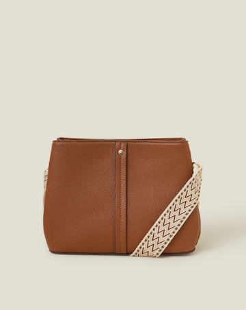 Accessorize Faux Leather Webbing  Bag