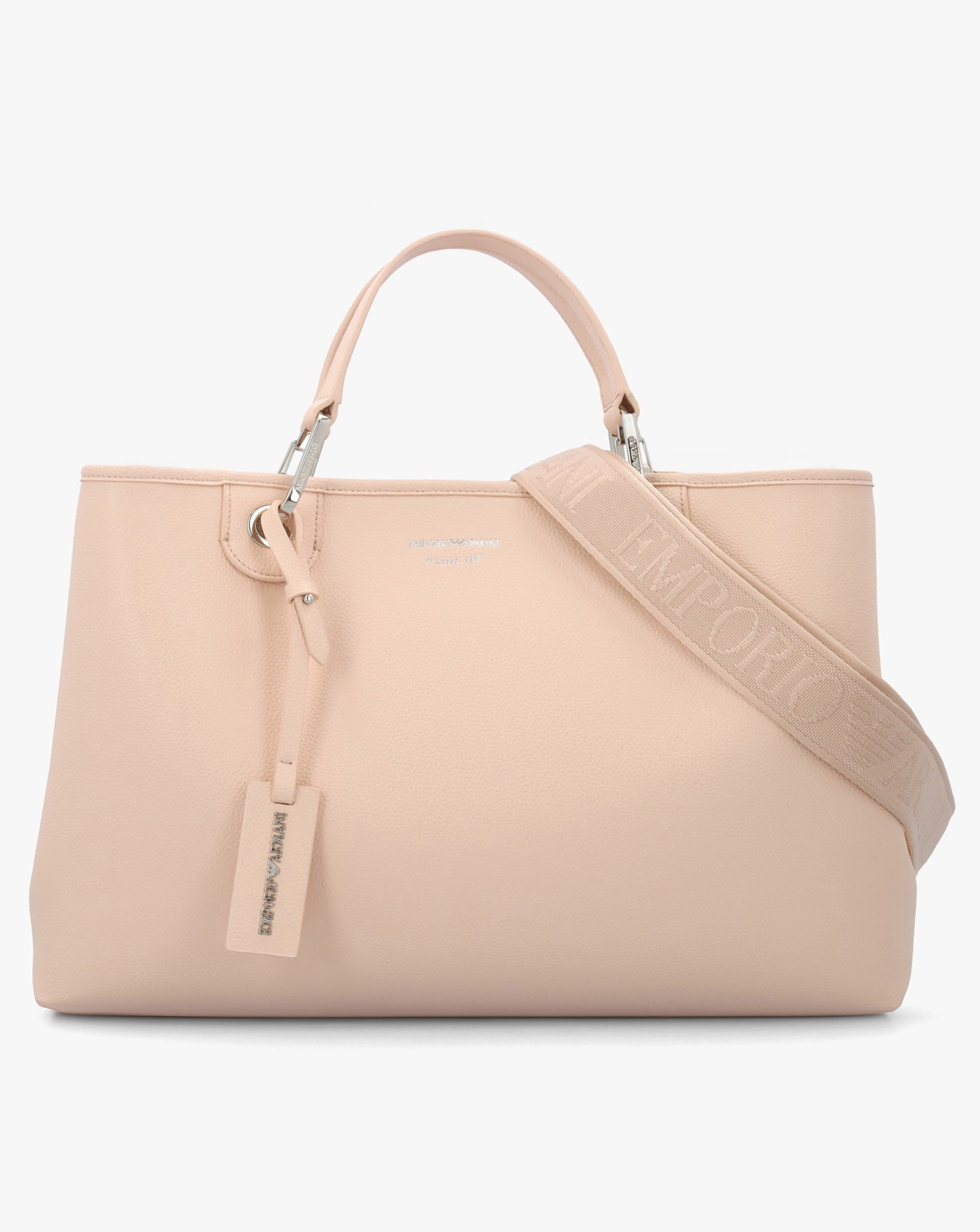 New In - Emporio Armani Pebble Shopper With Pouch