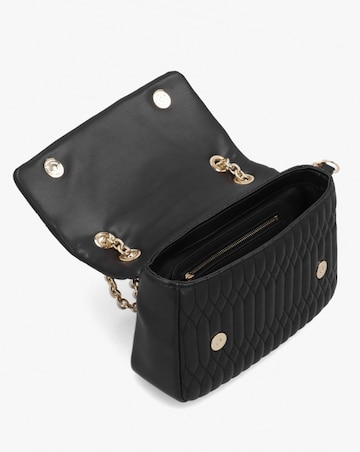 Love Moschino Quilted Bubble Love Black Shoulder Bag