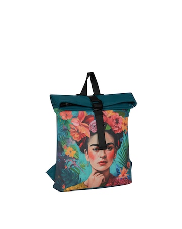 New Rebels Flowerhead PU Rolltop Tablet Backpack Mini