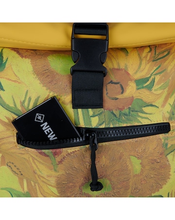 New Rebels Sunflower PU Rolltop Laptop (15.6") Backpack