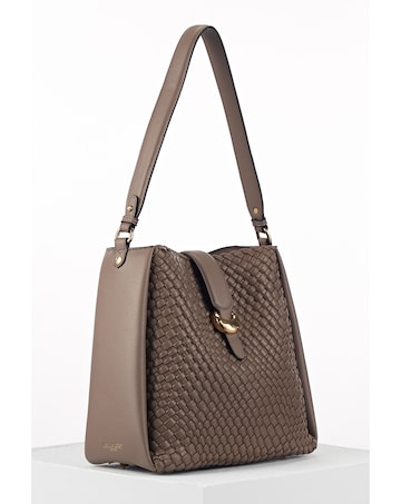 Luella Grey Flora Peat Weave Hobo