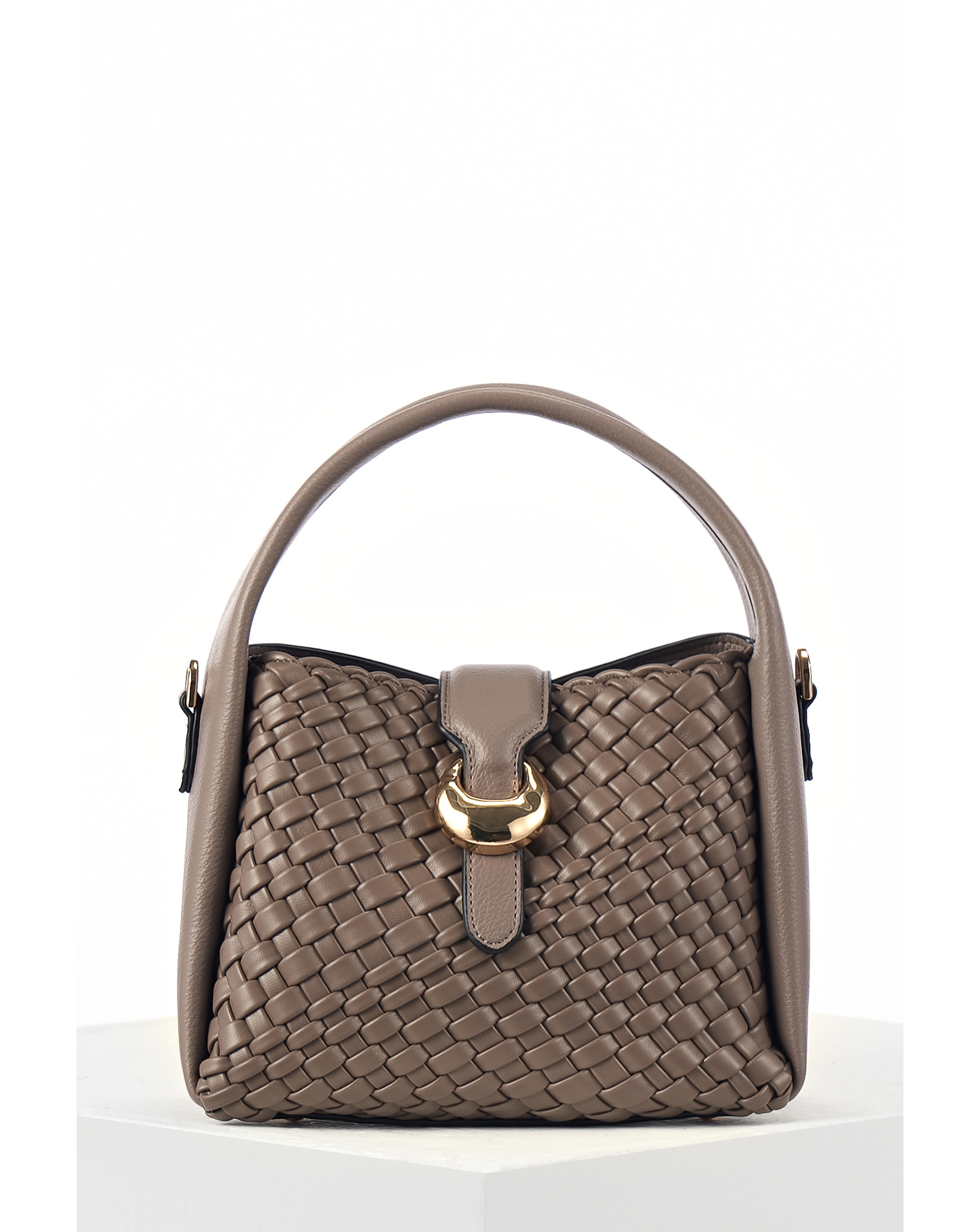 Luella Grey Maggie Peat Weave Crossbody