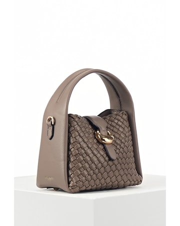 Luella Grey Maggie Peat Weave Crossbody