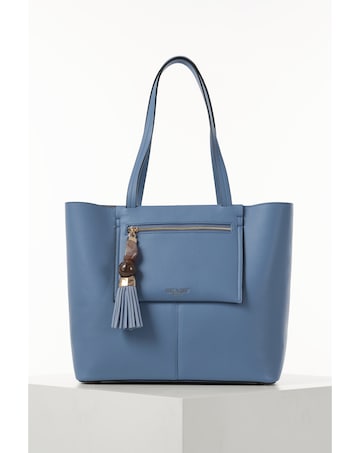 Luella Grey Catalina Blue Tote Inc Pouch