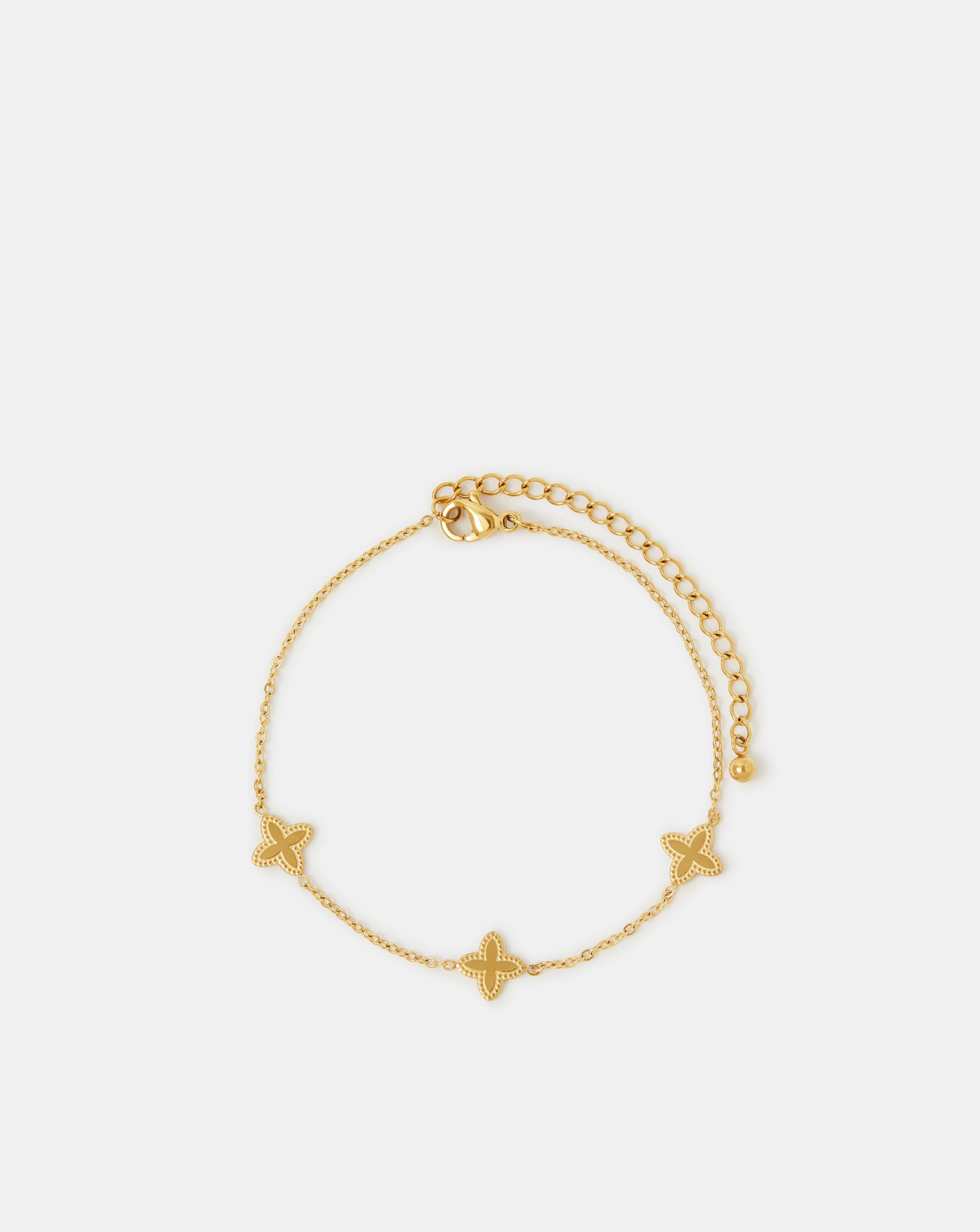 New In - Accessorize ST Clover Bracelet