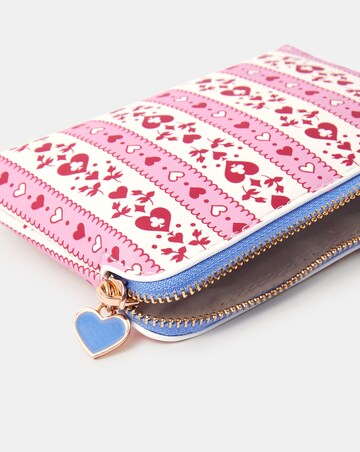 Accessorize Heart Stripe Coin Purse