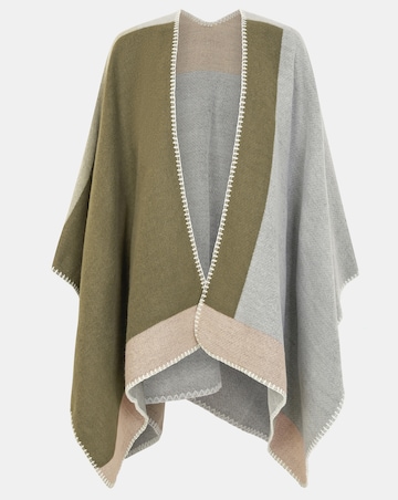 Accessorize Colourblock Poncho