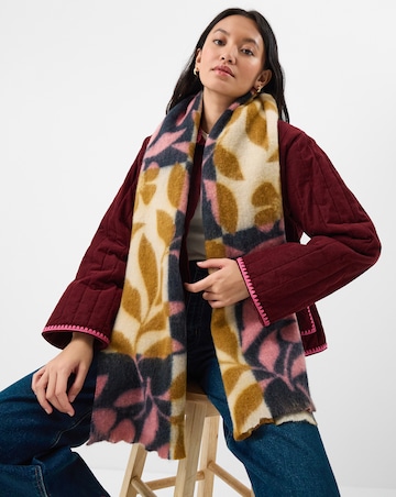 Accessorize Floral Knitted Blanket Scarf