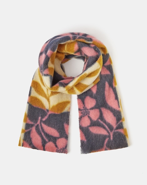 Accessorize Floral Knitted Blanket Scarf