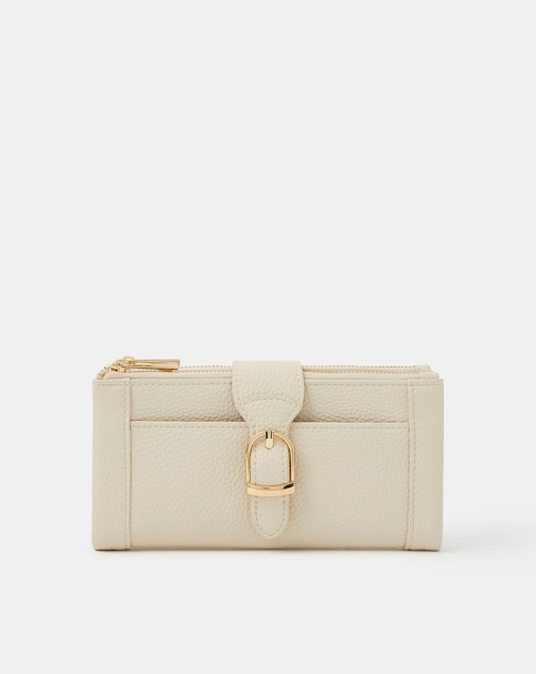 Accessorize Buckle Faux Leather Purse