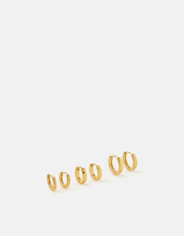 Accessorize 3-Pack Clicker Earrings