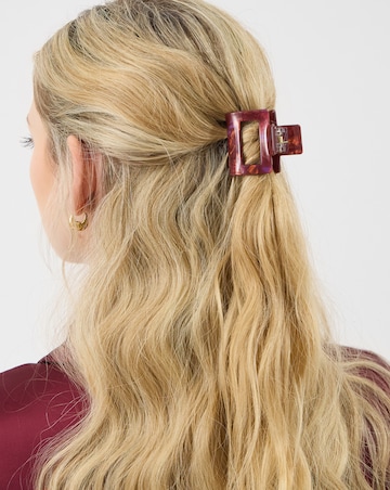 Accessorize Iridescent Square Clips