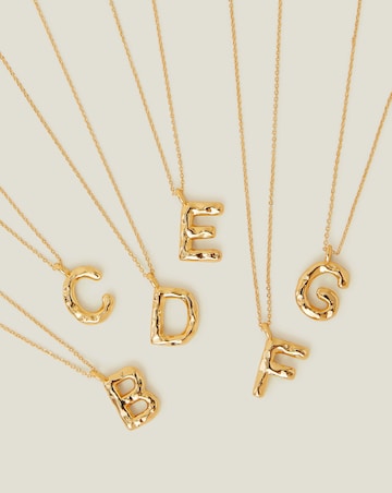 Accessorize Gold-Plated Pendant Necklace