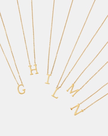 Accessorize SS Initial Pendant Necklace