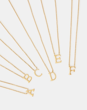 Accessorize SS Initial Pendant Necklace