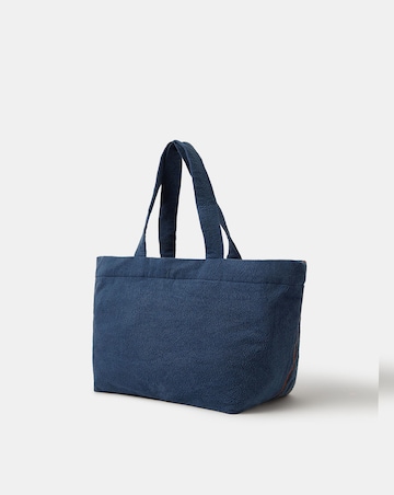 Accessorize Tapestry Denim Shopper Bag