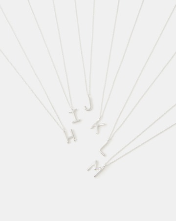 Accessorize Initial Pendant Necklace