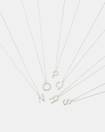 Accessorize Initial Pendant Necklace