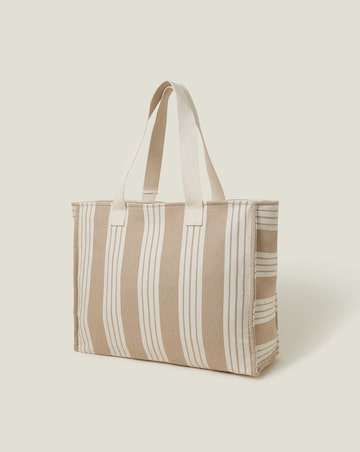Accessorize Large Stripe Beach Bag
