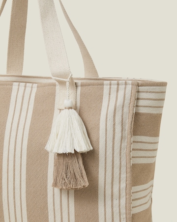 Accessorize Large Stripe Beach Bag