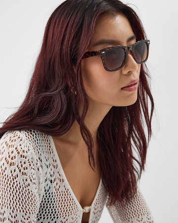Accessorize Tort Square Sunglasses