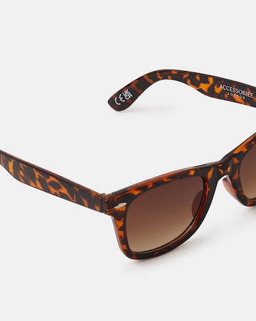 Accessorize Tort Square Sunglasses