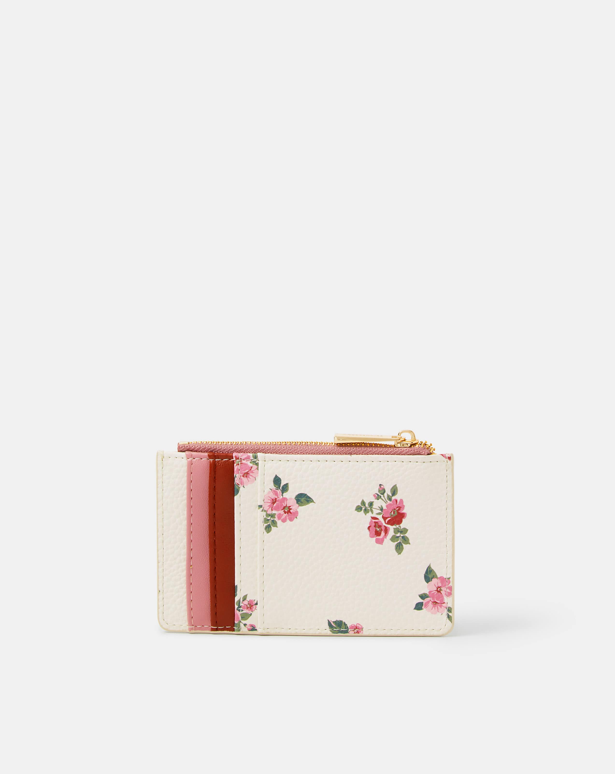 New In - Accessorize Floral Print Card Holder