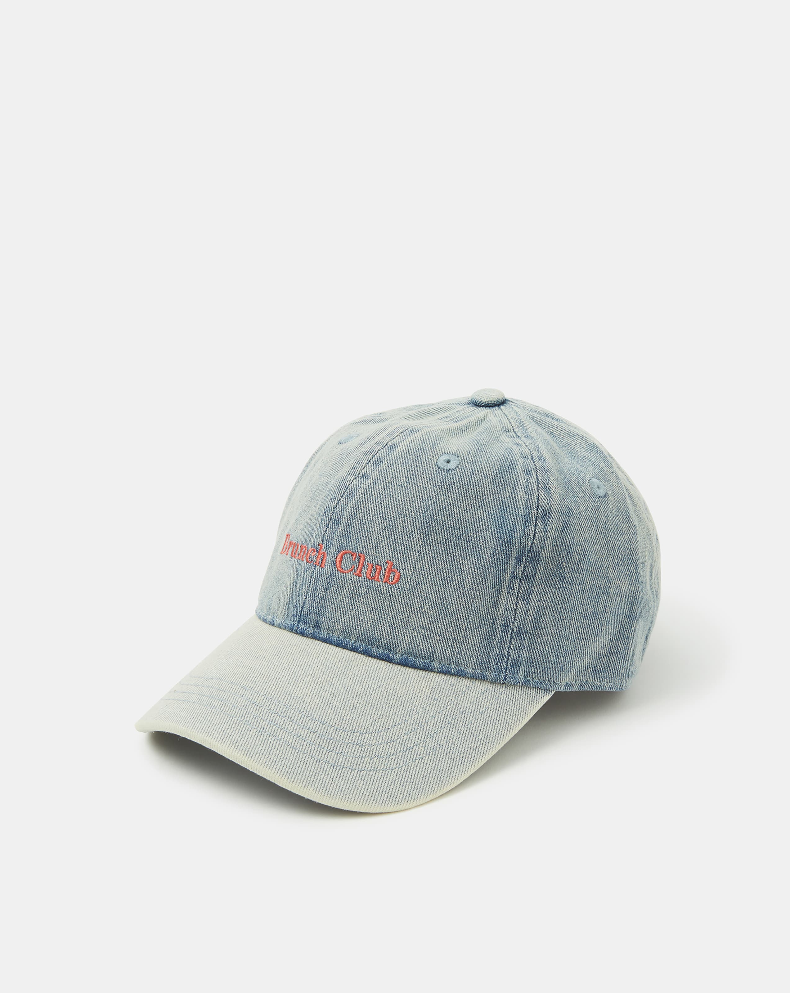 New In - Accessorize Brunch Club Denim Cap