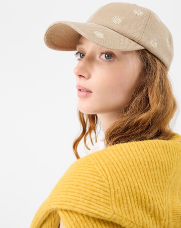 Accessorize Daisy Embroidered Cap