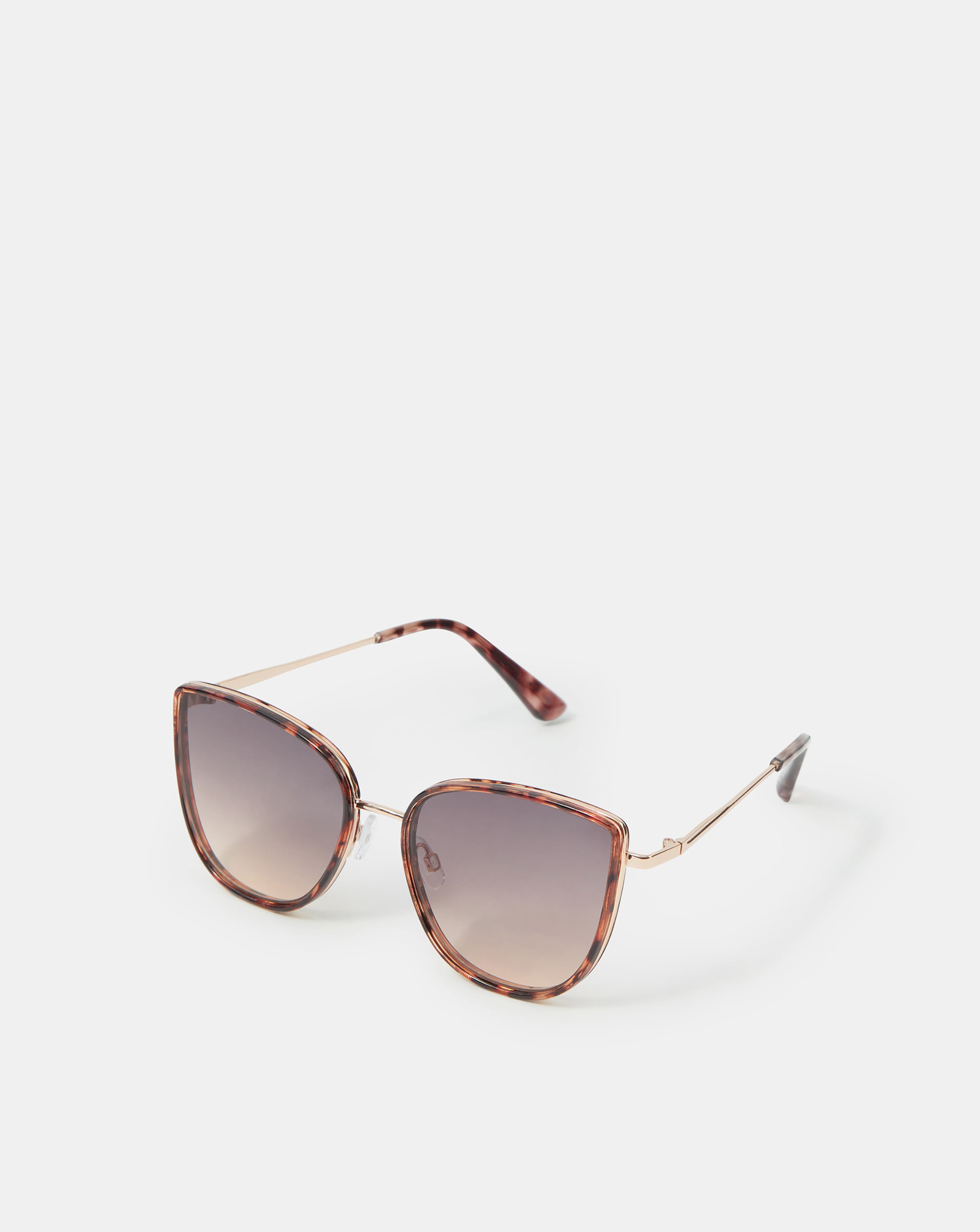 New In - Accessorize Cat Eye Tort Sunglasses