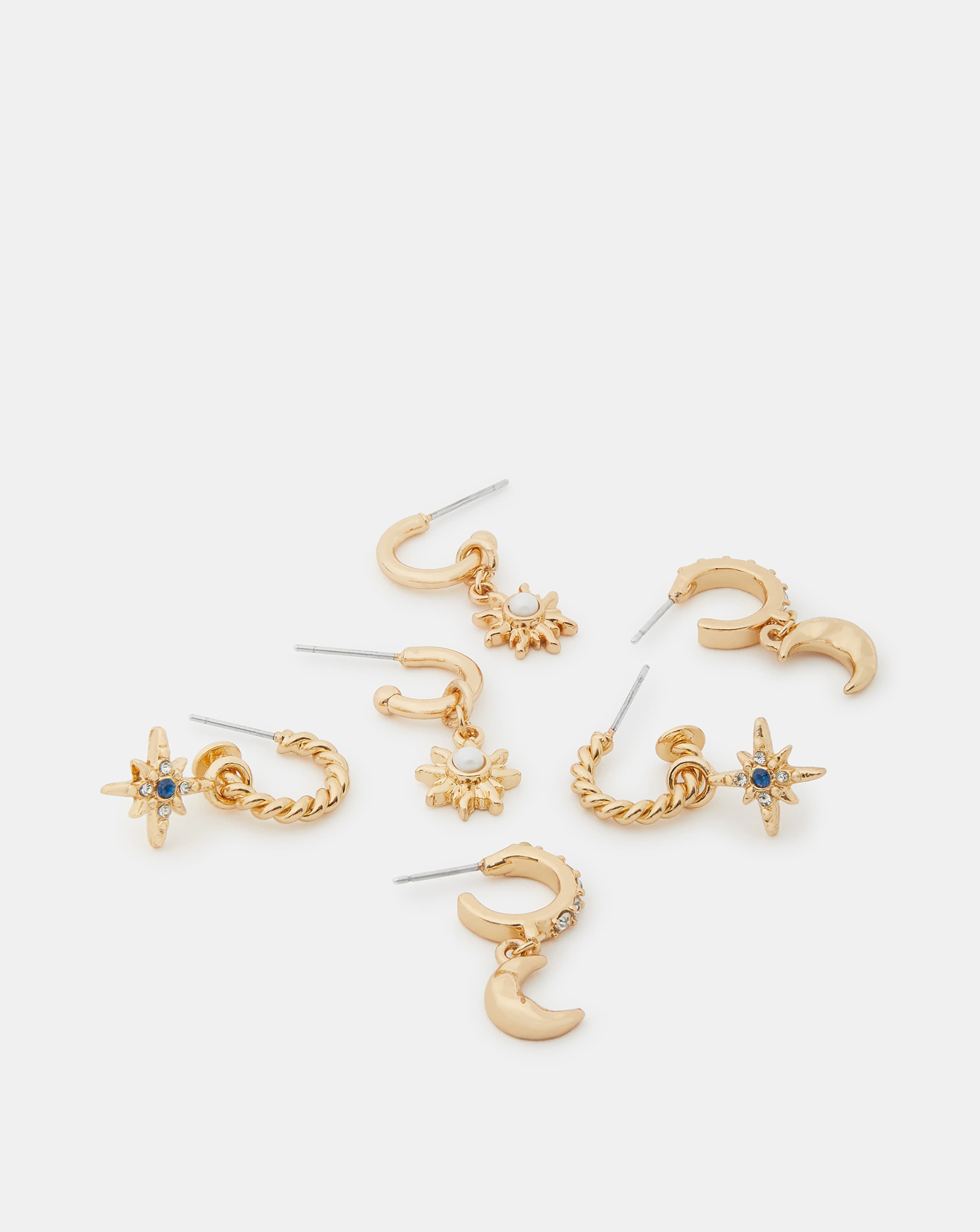 New In - Accessorize Celestial Charm Earrings