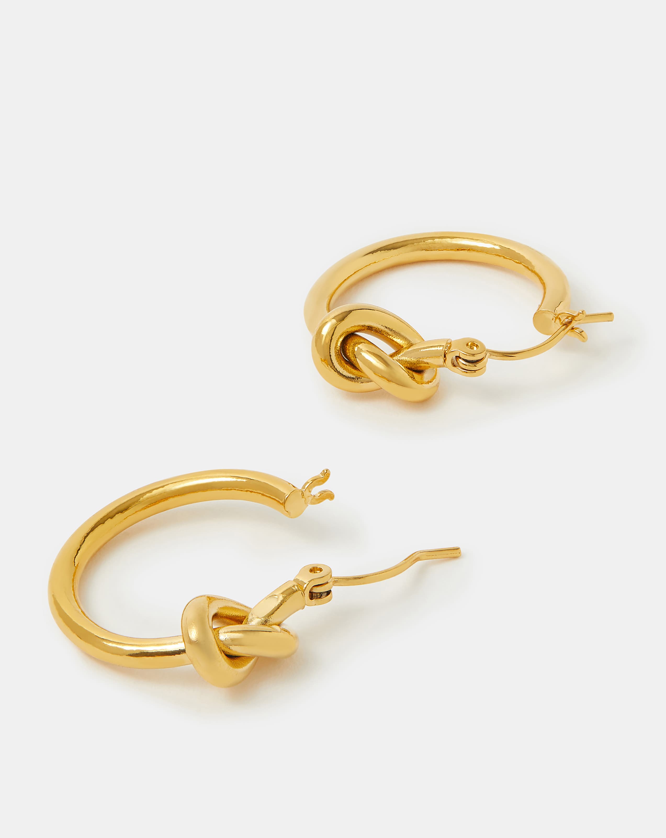 New In - Accessorize Knot Hoop Earrings