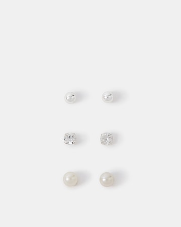 Accessorize Sterling Silver-Plated Studs