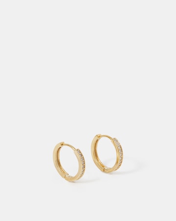 Accessorize Gold-Plated Hoop Earrings