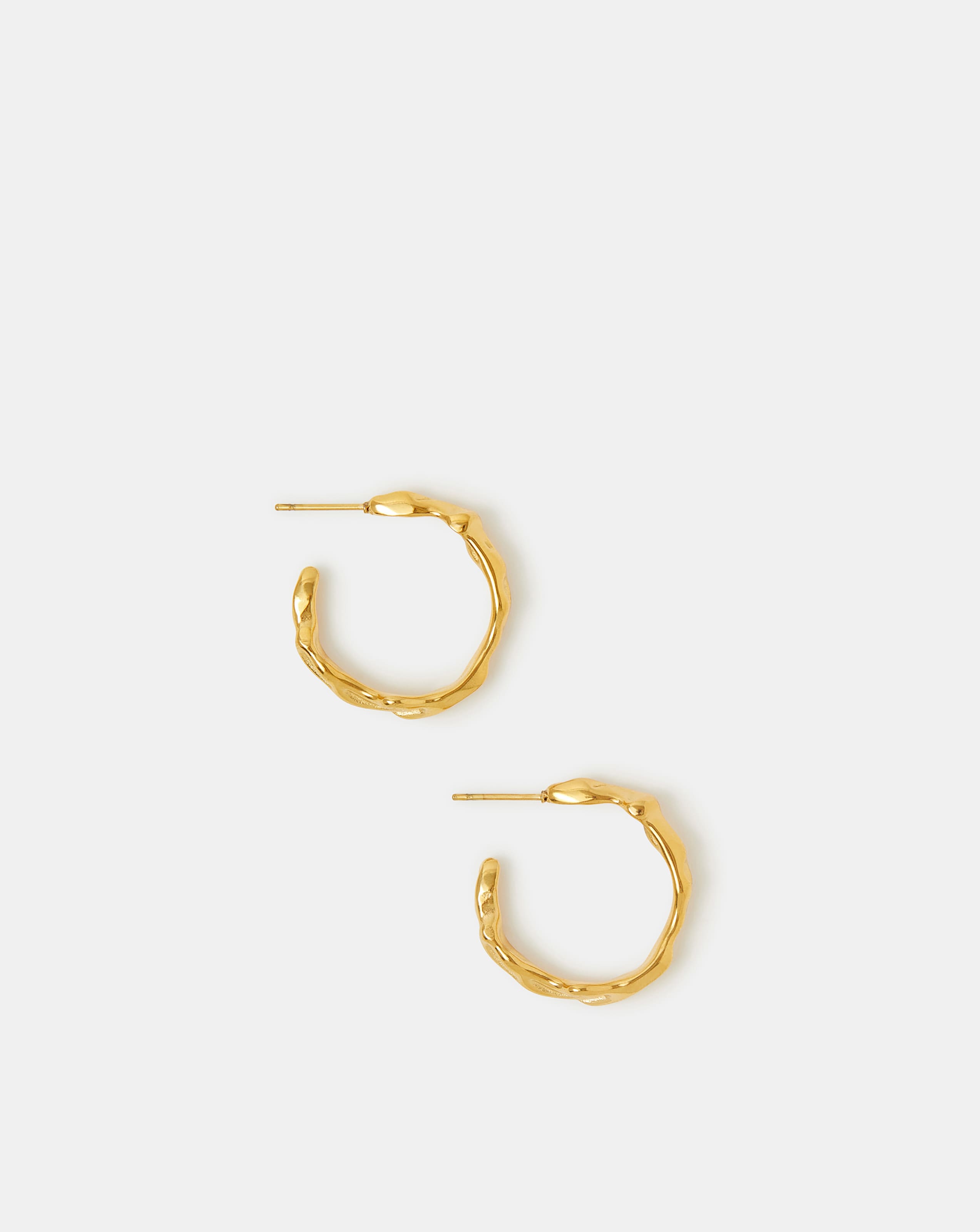 New In - Accessorize Molten Hoop Earrings