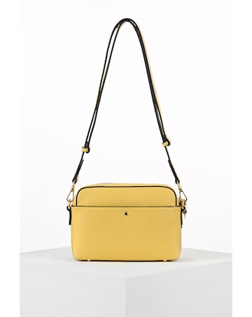 Luella Grey Sian Yellow Camera Crossbody