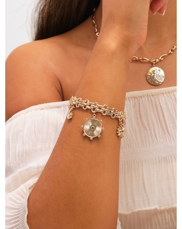 Mood Gold Plated Celestial Charm Bracelet