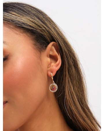 Mood Gold Plated Heart Charm Earrings - Pack of 3