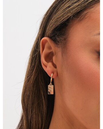 Mood Gold Plated Heart Charm Earrings - Pack of 3