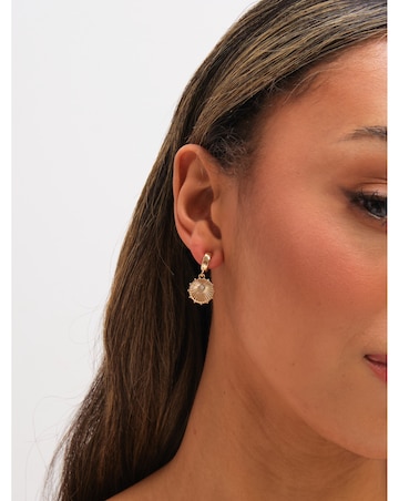 Mood Gold Plated Charm Pearl Earrings - Pack of 3