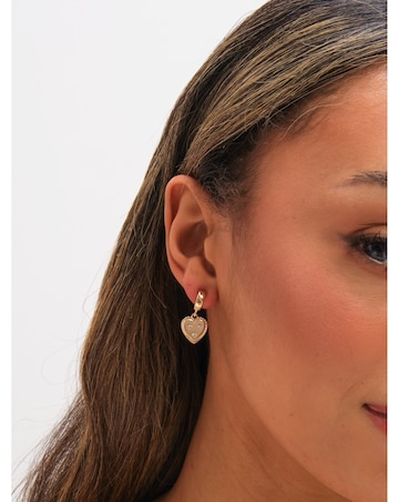 Mood Gold Plated Charm Pearl Earrings - Pack of 3