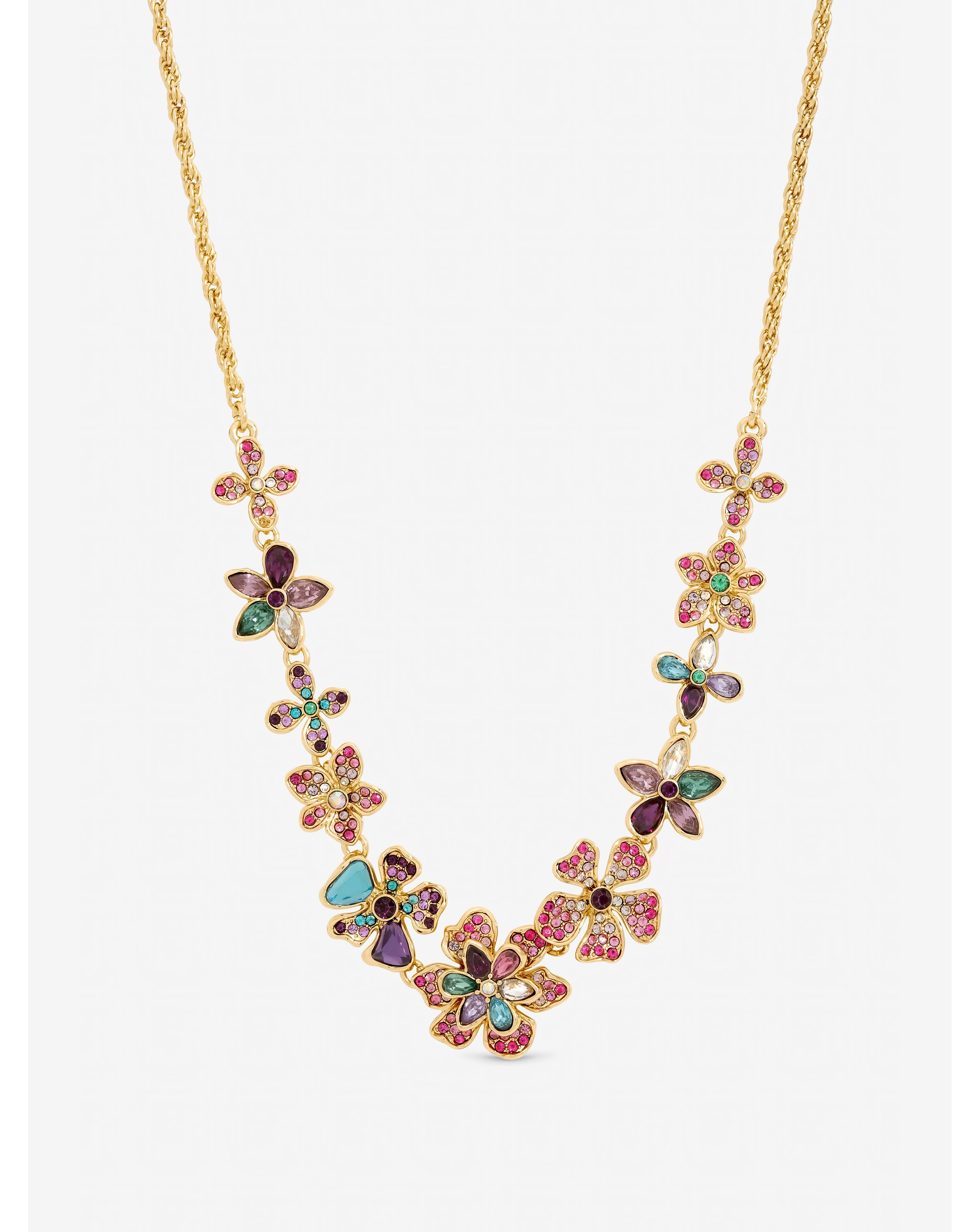 Gold Plated Floral Necklace