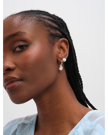 Inicio Sterling Silver Plated Shell Earrings - Pack of 2