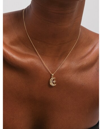 Jon Richard Gold Plated Crystal and Moon Trio Set - Gift Box