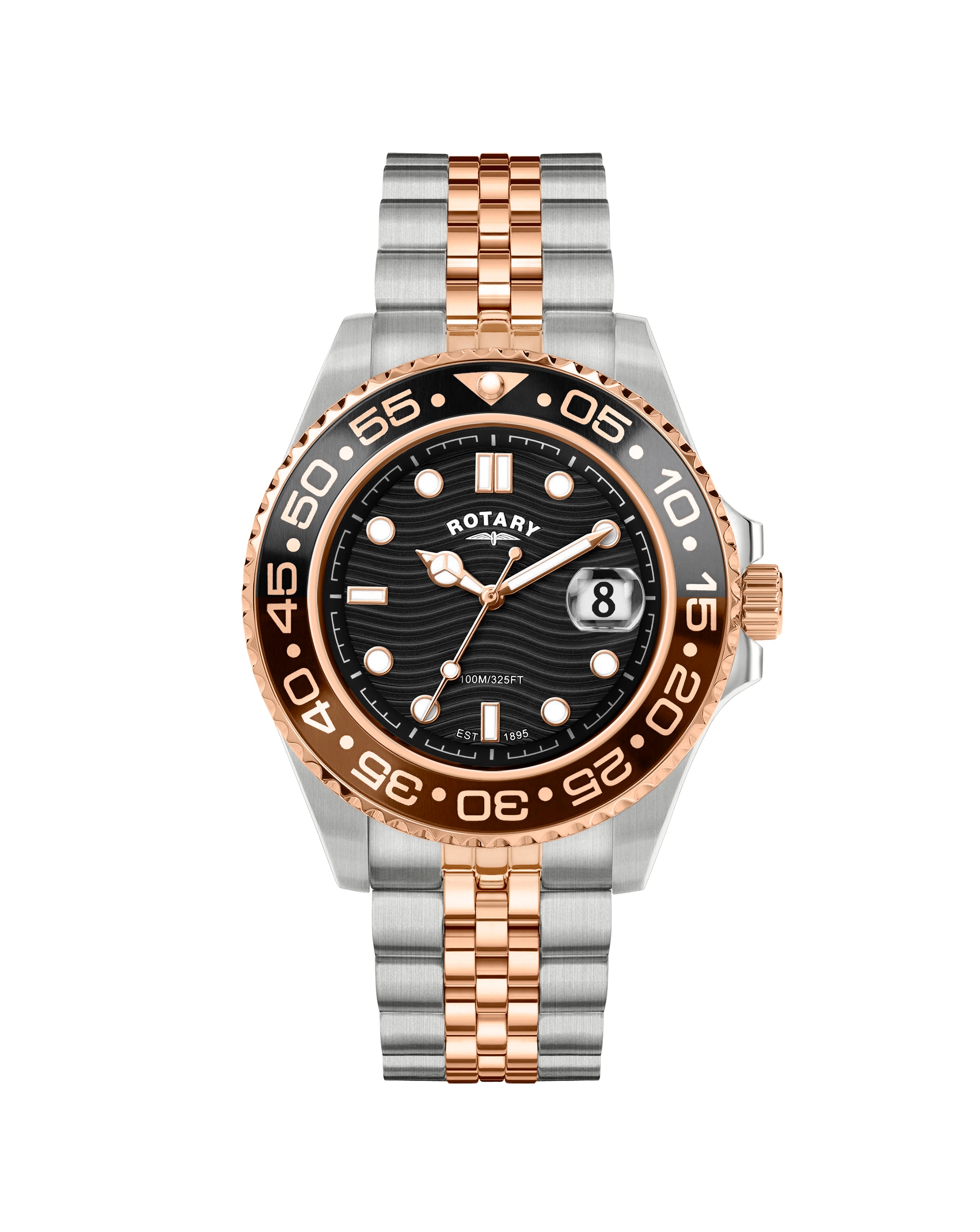 Rotary Men's Apex 100 SS Bracelet Watch