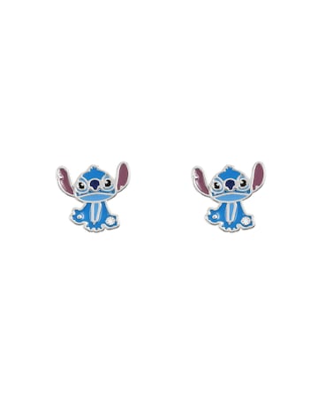 Stitch Blue Stud Earrings