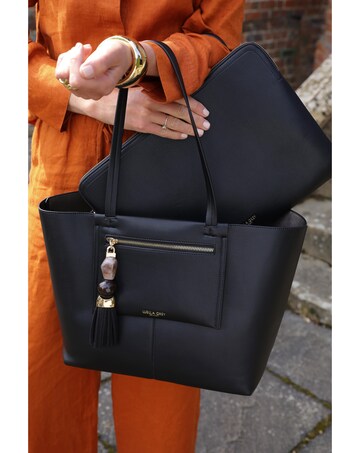 Luella Grey Cindy Black Casual Tote