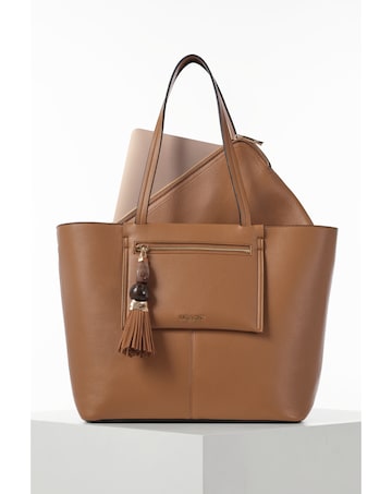 Luella Grey Cindy Camel Casual Tote